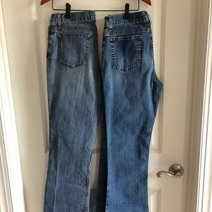 2 Pairs Girls Size 9 Jeans